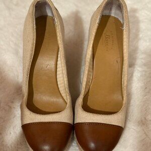 Cream Fabric Wedges